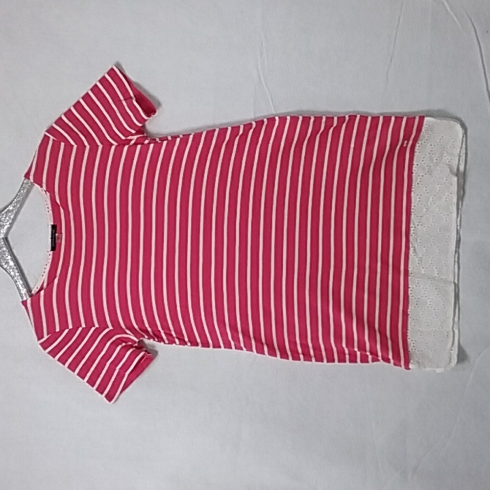 Tommy Hilfiger Women's T-Shirt Dress Size M Eyelet Trim